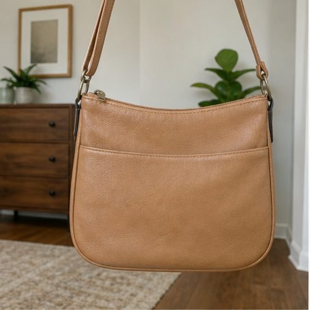 Blush Zip Crossbody Bag